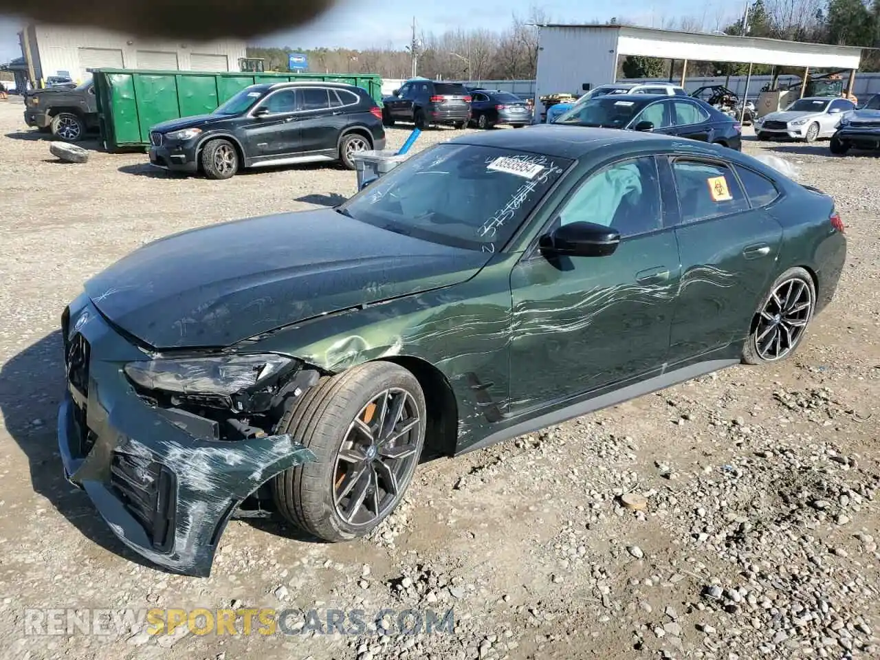 1 Photograph of a damaged car WBY73AW08PFN49504 BMW I4 EDRIVE 2023