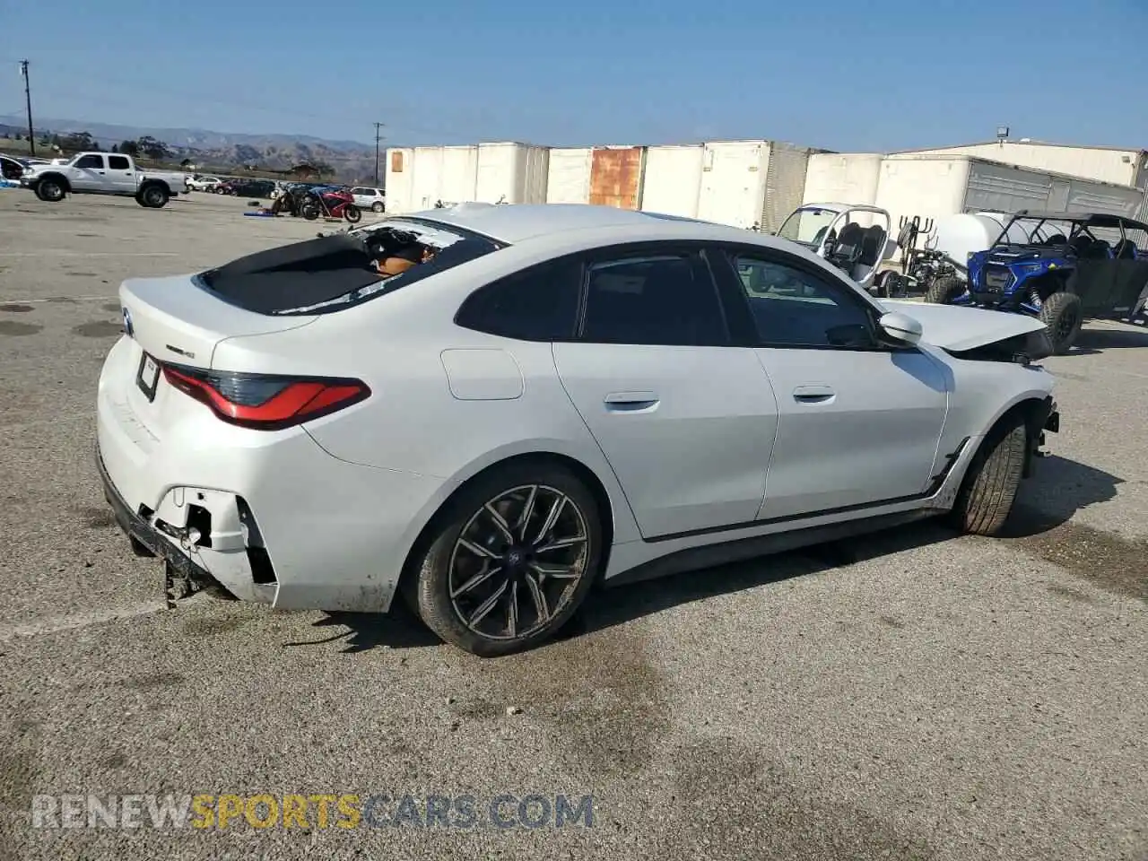 3 Фотография поврежденного автомобиля WBY73AW08PFN85760 BMW I4 EDRIVE 2023
