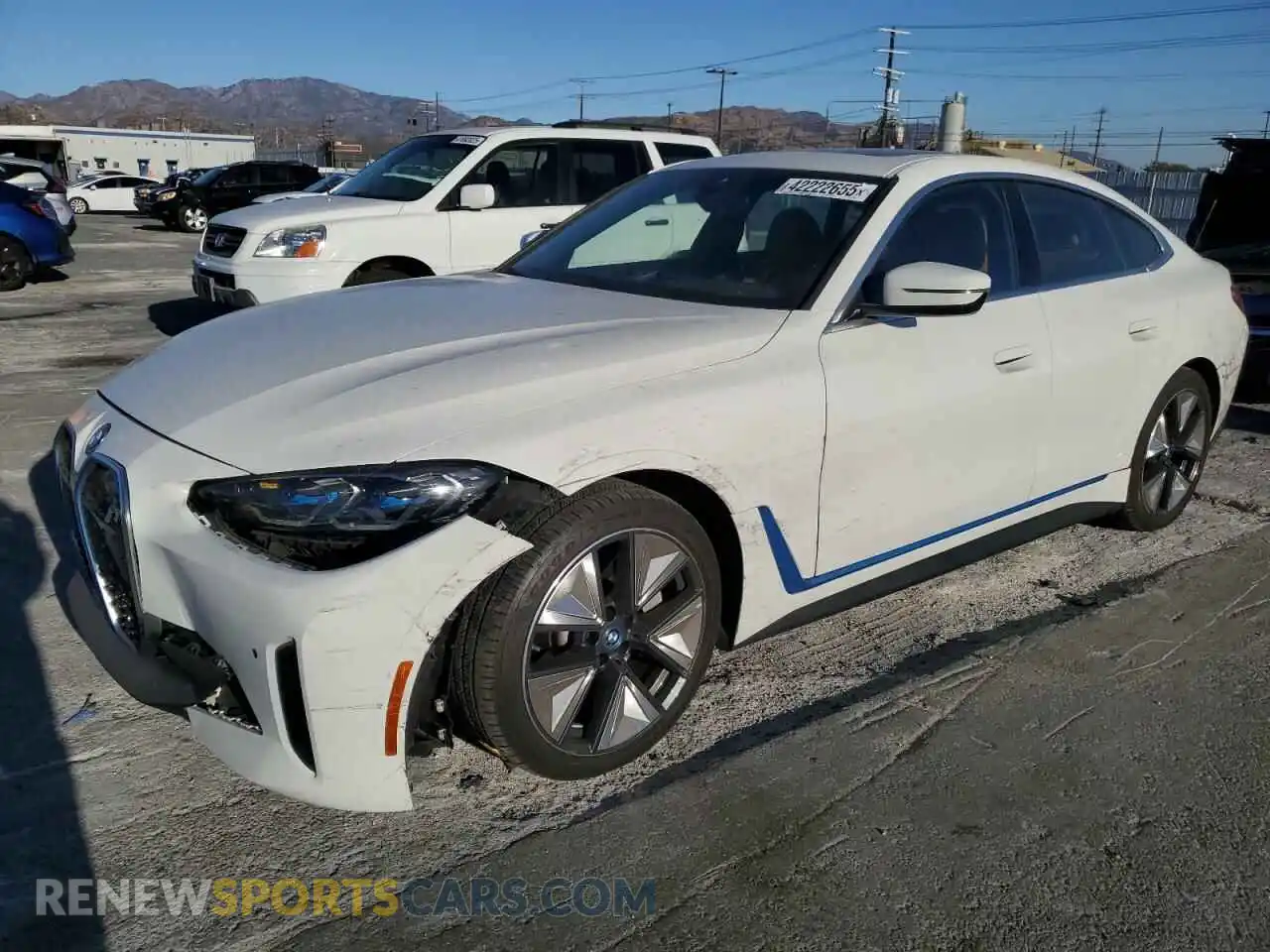 1 fotografías del automóvil dañado WBY73AW09PFN74962 BMW I4 EDRIVE 2023