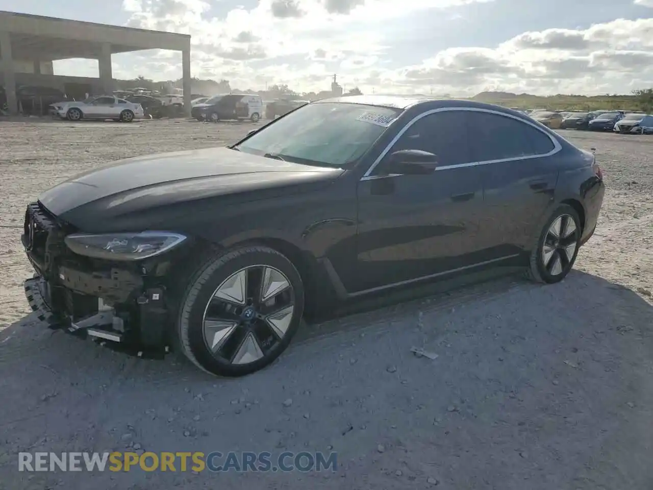 1 Photograph of a damaged car WBY43AW00RFT06257 BMW I4 EDRIVE 2024