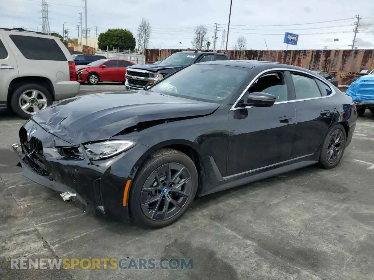 1 fotografías del automóvil dañado WBY43AW04RFT15284 BMW I4 EDRIVE 2024