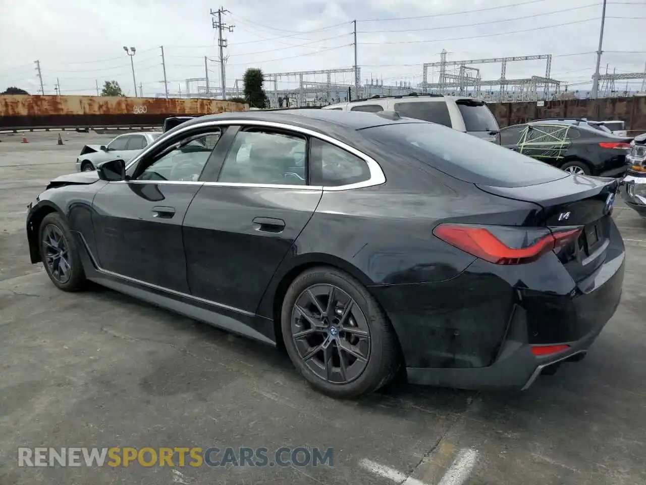 2 fotografías del automóvil dañado WBY43AW04RFT15284 BMW I4 EDRIVE 2024
