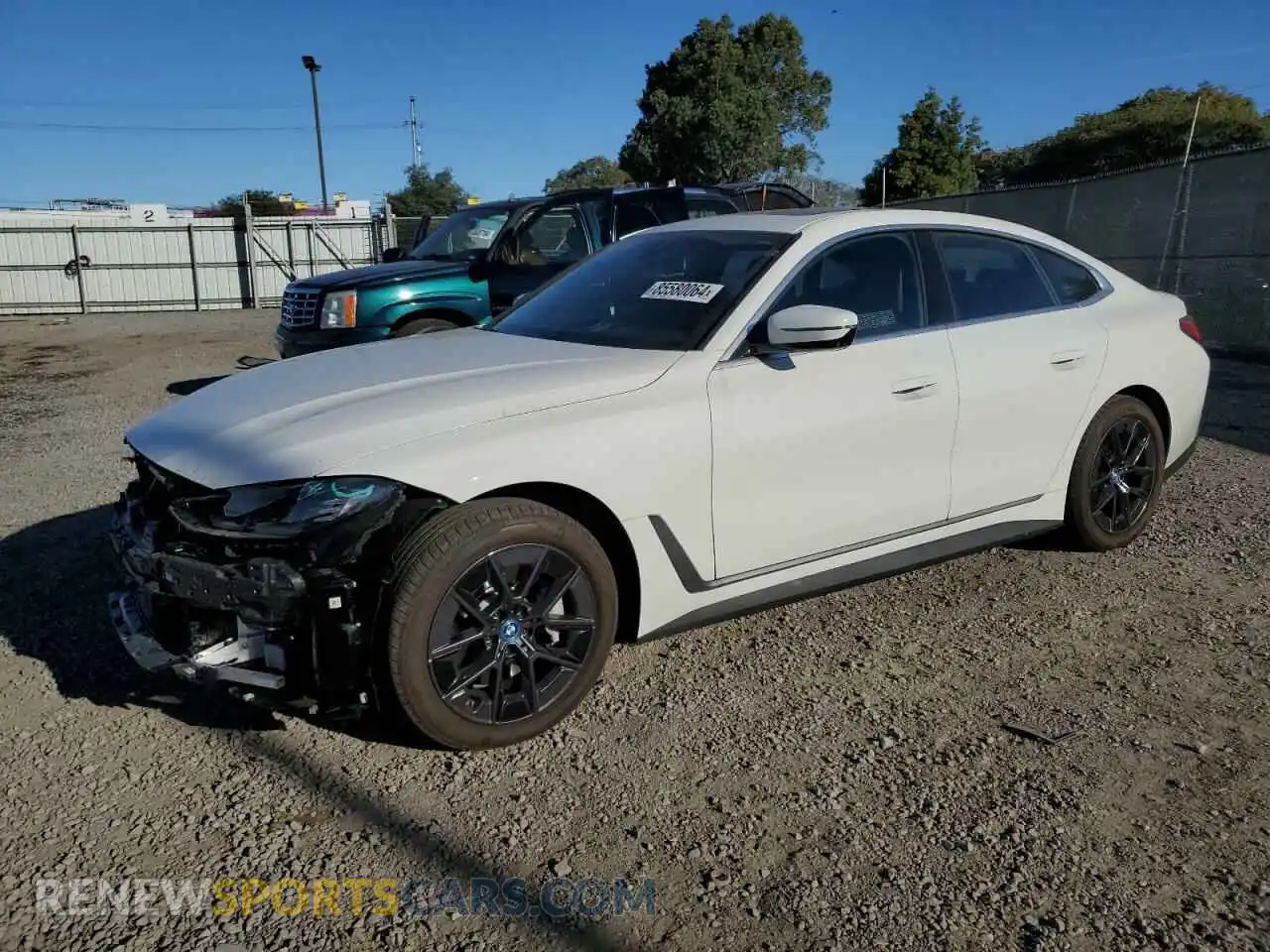 1 Photograph of a damaged car WBY43AW04RFT25717 BMW I4 EDRIVE 2024