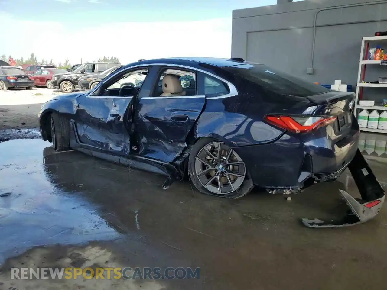 2 Photograph of a damaged car WBY43AW05RFR93803 BMW I4 EDRIVE 2024