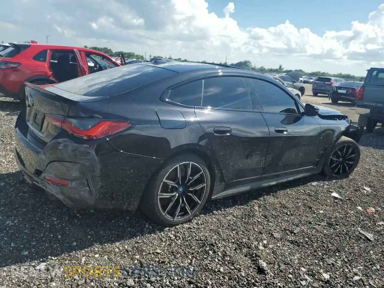 3 Photograph of a damaged car WBY43AW05RFS30003 BMW I4 EDRIVE 2024