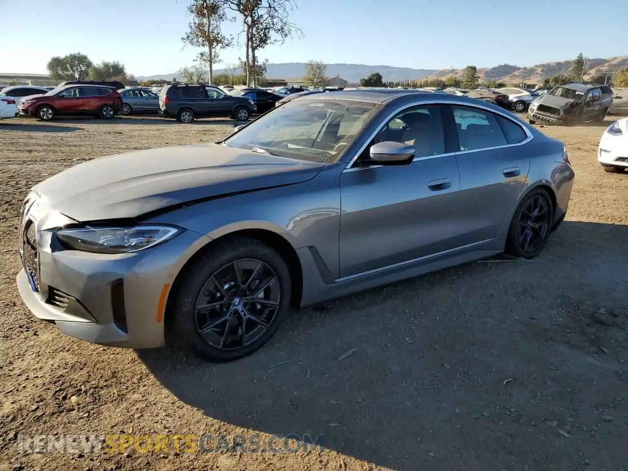1 Photograph of a damaged car WBY43AW05RFS75779 BMW I4 EDRIVE 2024