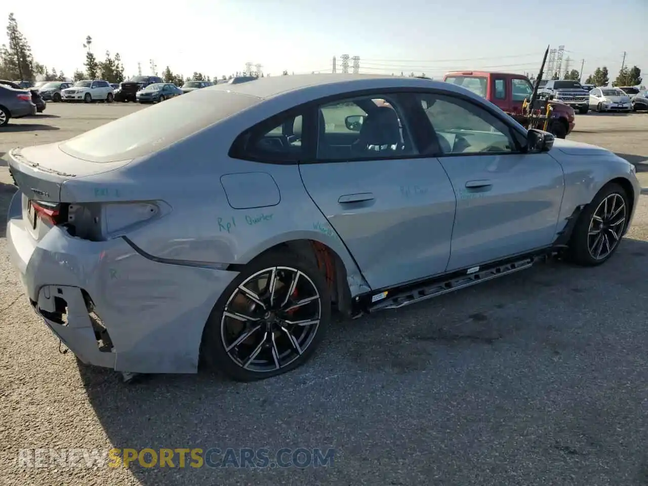 3 Photograph of a damaged car WBY43AW07RFS57364 BMW I4 EDRIVE 2024