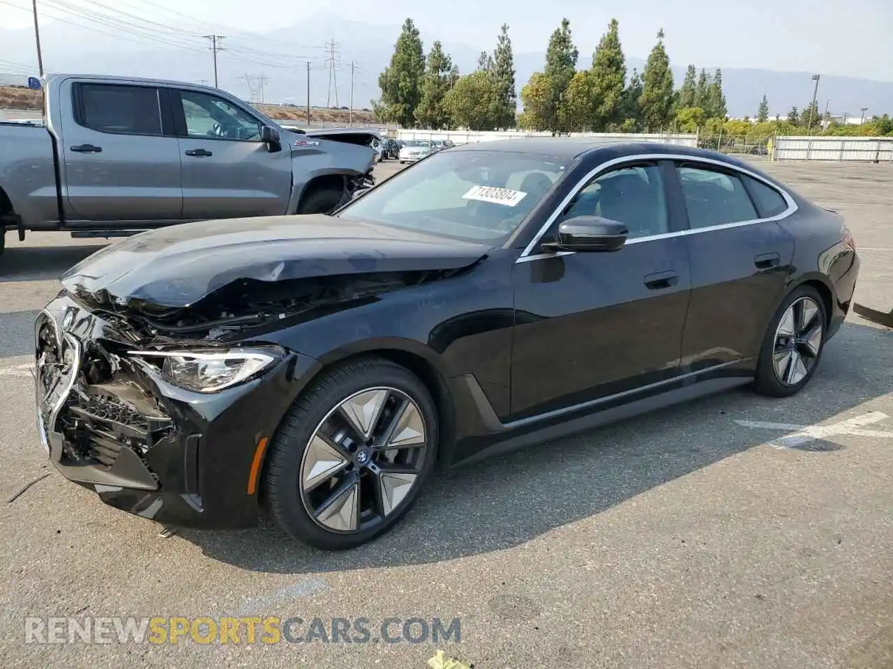 1 Photograph of a damaged car WBY43AW09RFS90527 BMW I4 EDRIVE 2024