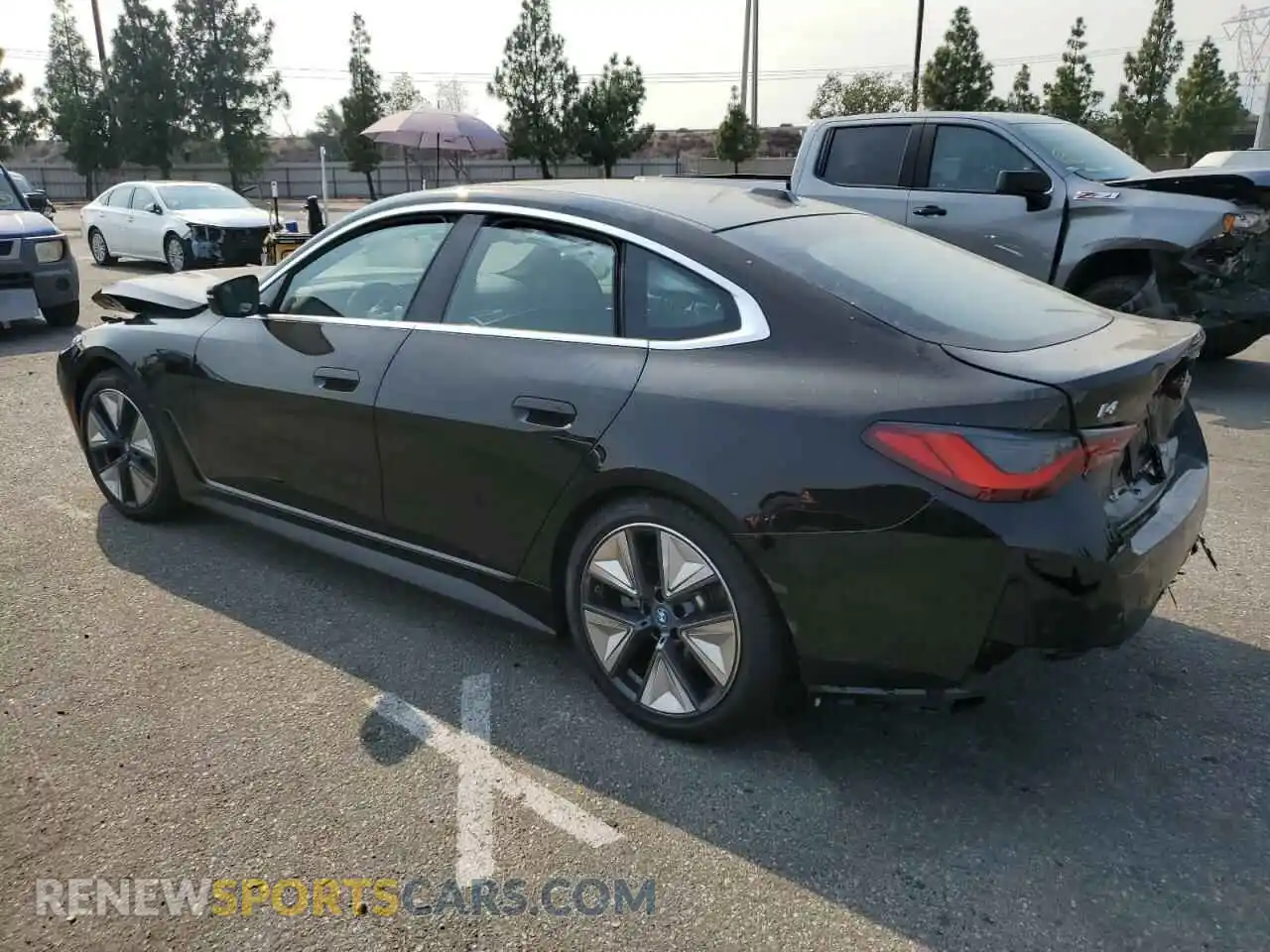 2 Photograph of a damaged car WBY43AW09RFS90527 BMW I4 EDRIVE 2024
