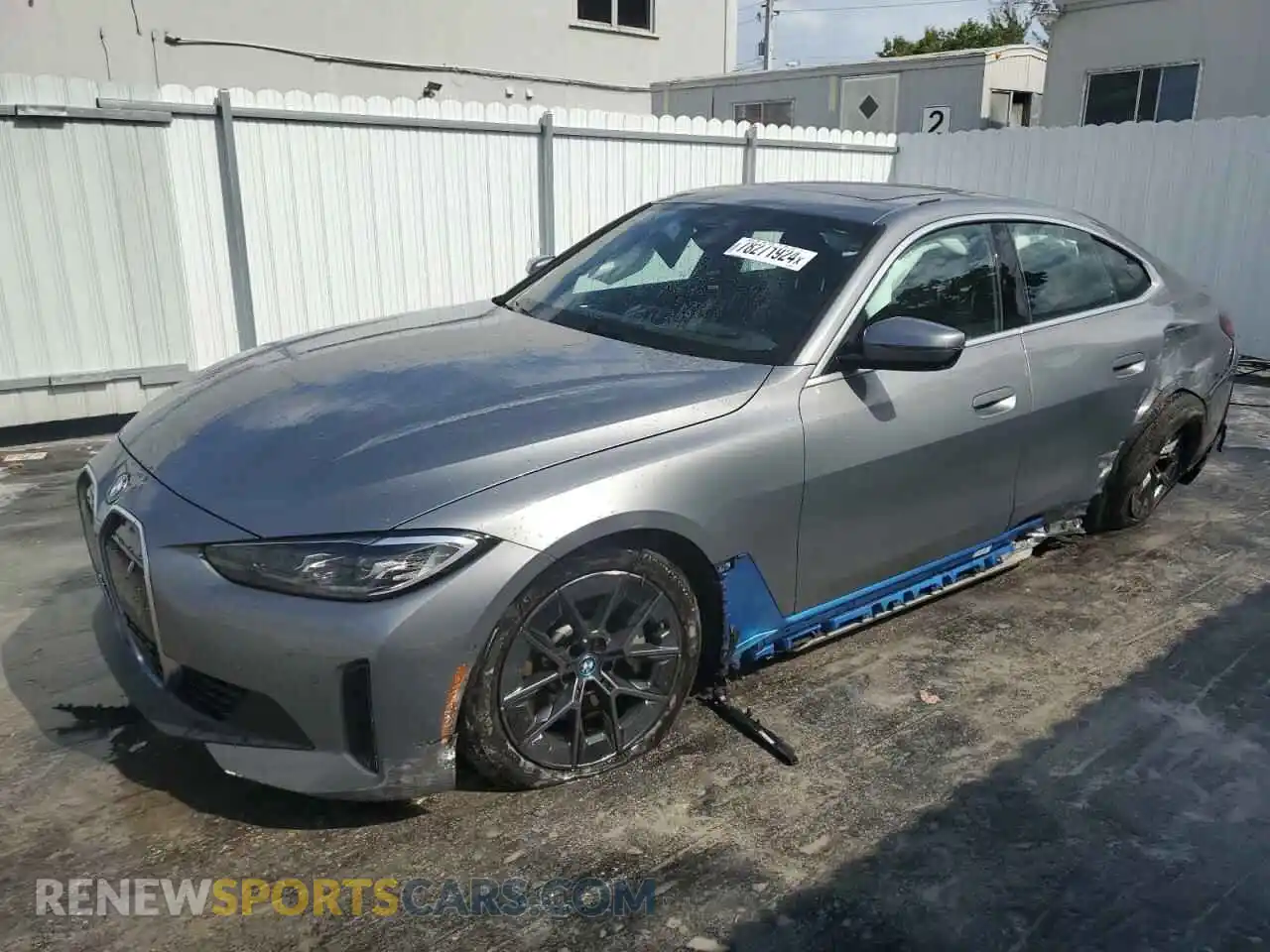 1 Photograph of a damaged car WBY73AW00RFS80904 BMW I4 EDRIVE 2024