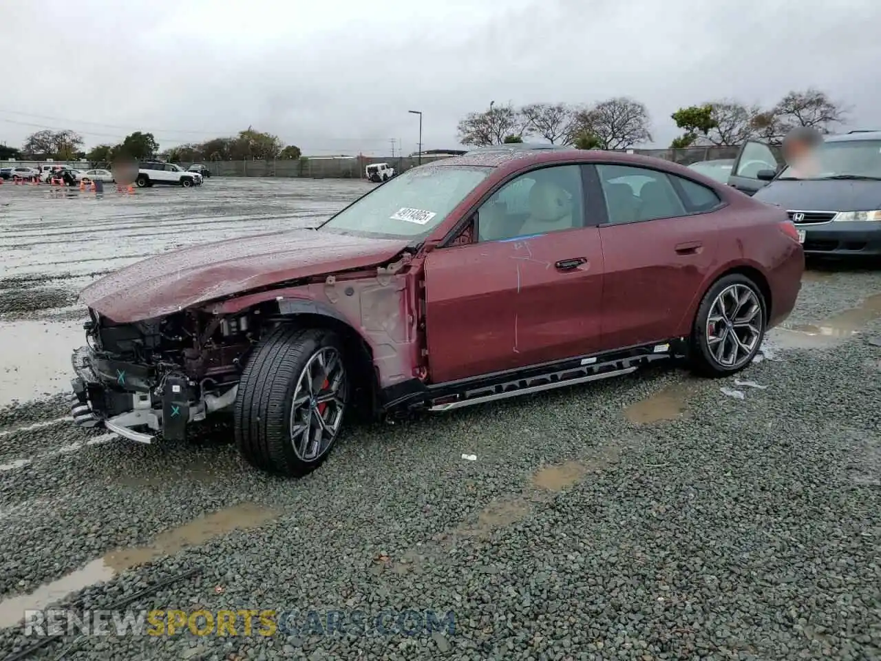 1 Photograph of a damaged car WBY73AW05RFS90523 BMW I4 EDRIVE 2024