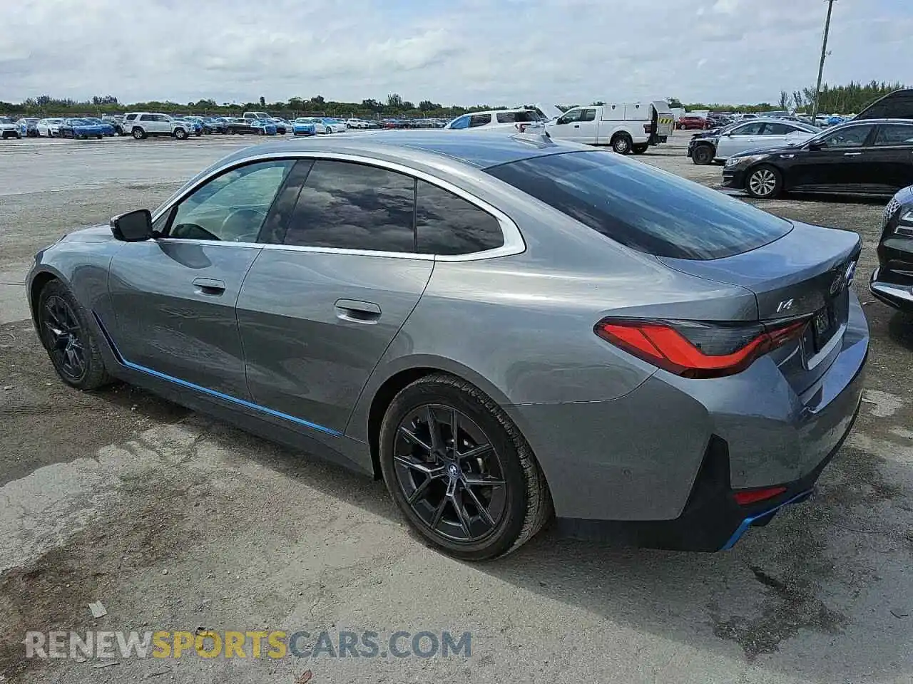 2 Photograph of a damaged car WBY73AW0XRFS98892 BMW I4 EDRIVE 2024