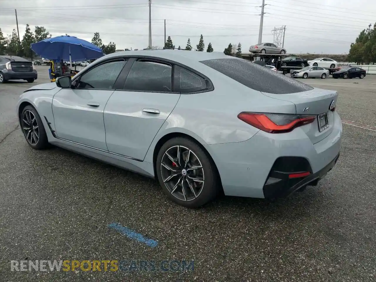 2 Photograph of a damaged car WBY33AW09NFN17687 BMW I4 M50 2022