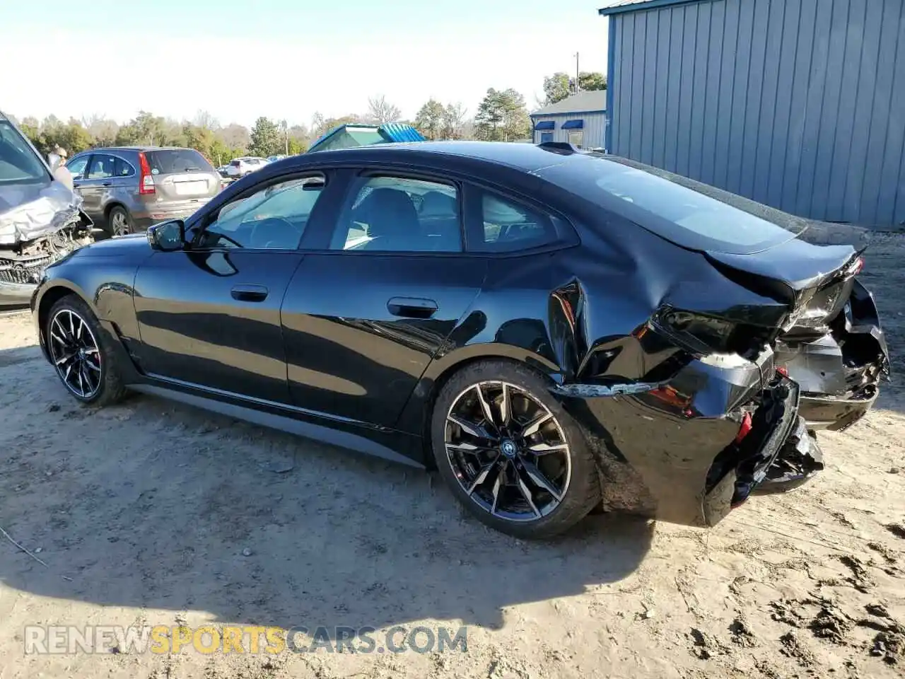 2 Photograph of a damaged car WBY33AW07PFP79291 BMW I4 M50 2023