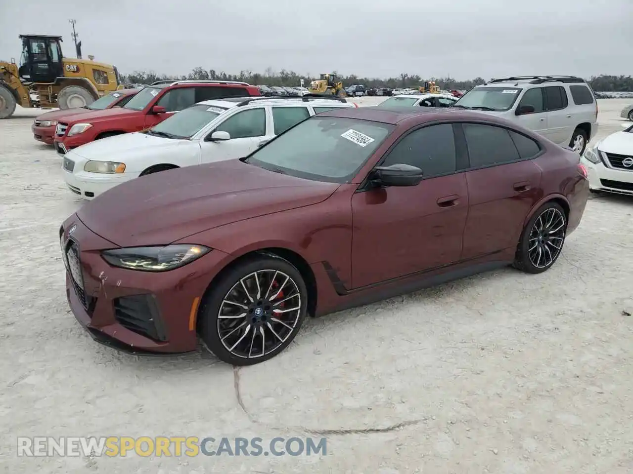 1 Photograph of a damaged car WBY33AW02RFS06995 BMW I4 M50 2024