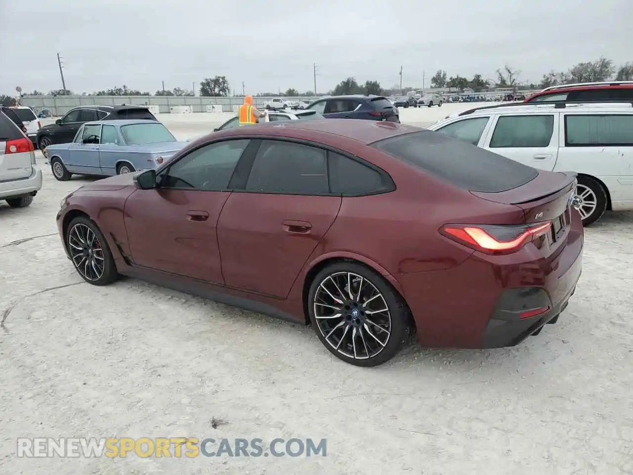 2 Photograph of a damaged car WBY33AW02RFS06995 BMW I4 M50 2024