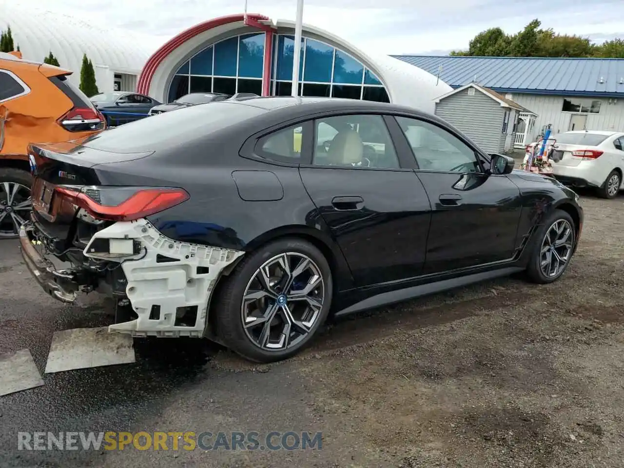 3 Photograph of a damaged car WBY33AW07RFS16874 BMW I4 M50 2024