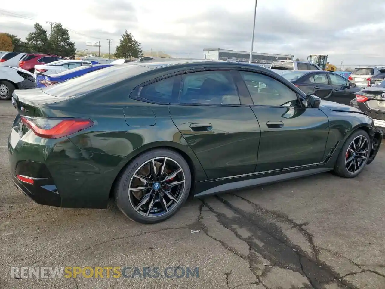 3 Photograph of a damaged car WBY33AW0XRFS54227 BMW I4 M50 2024