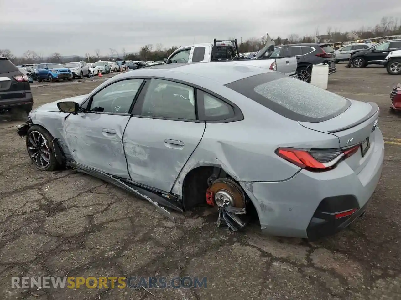 2 Photograph of a damaged car WBY83FB06RFS89159 BMW I4 XDRIVE 2024