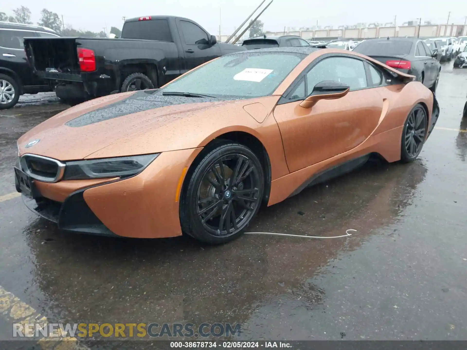 2 fotografías del automóvil dañado WBY2Z4C52KVB81753 BMW I8 2019