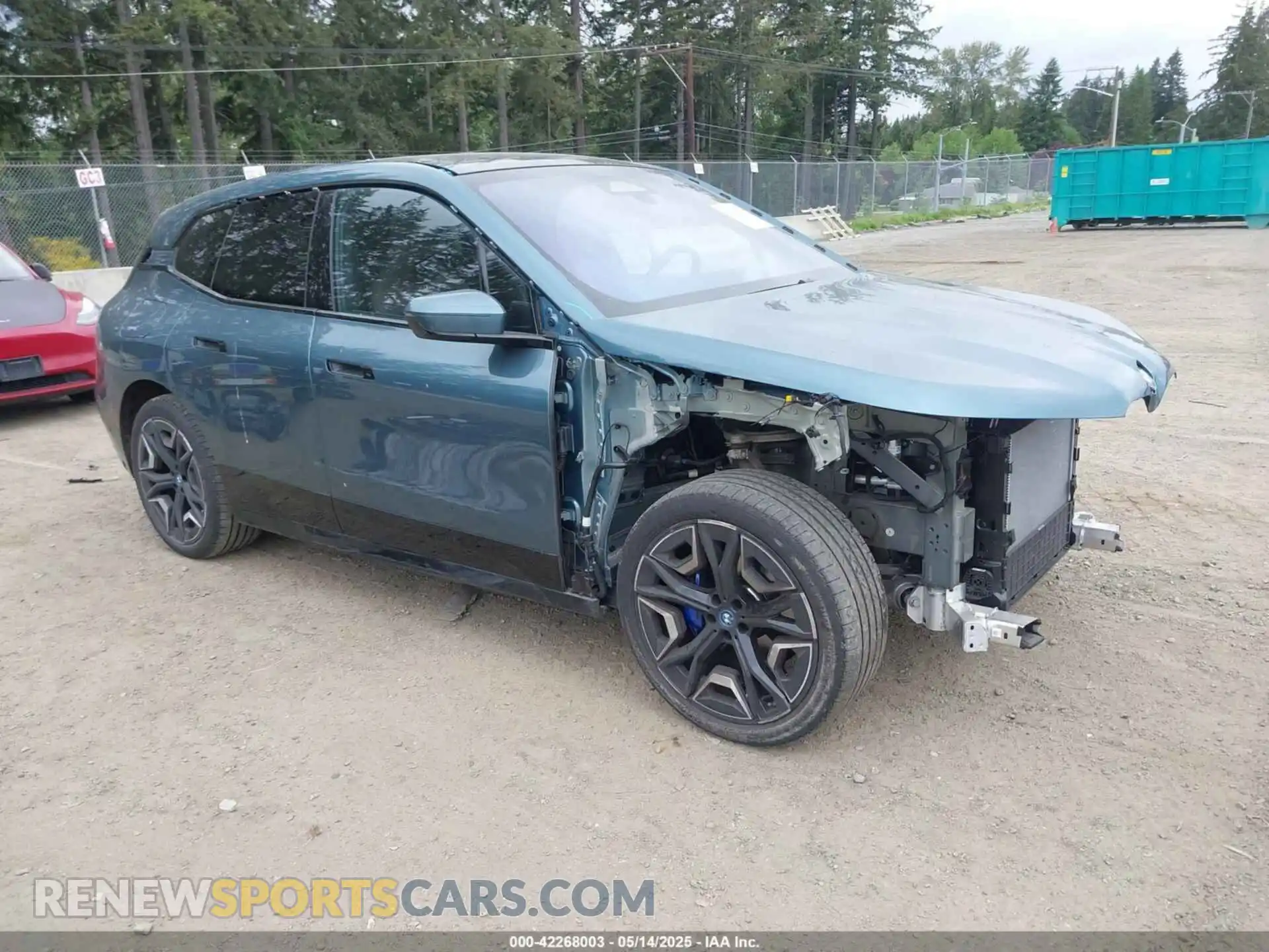 1 Photograph of a damaged car WB523CF00PCM81980 BMW IX 2023