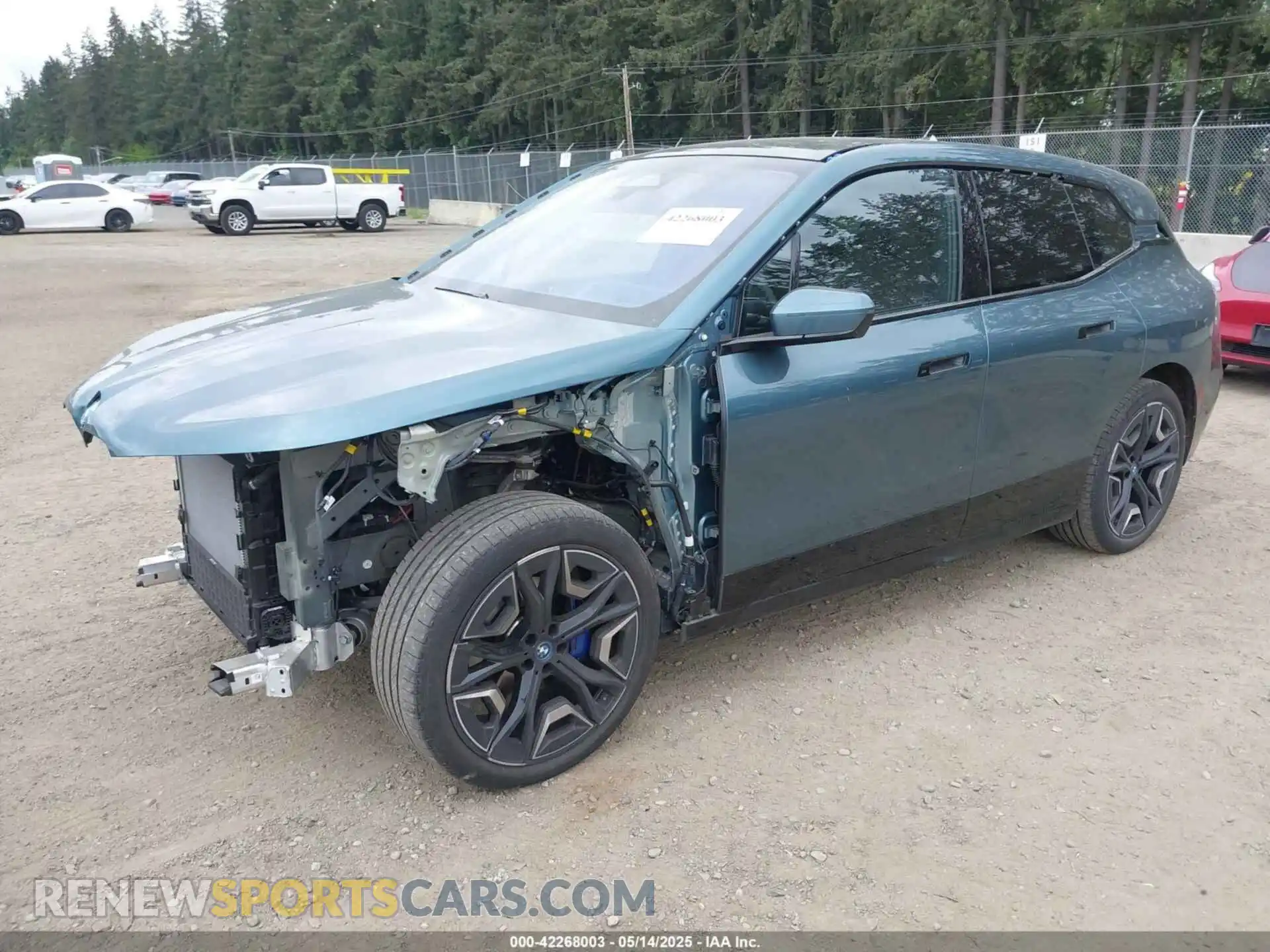2 Photograph of a damaged car WB523CF00PCM81980 BMW IX 2023