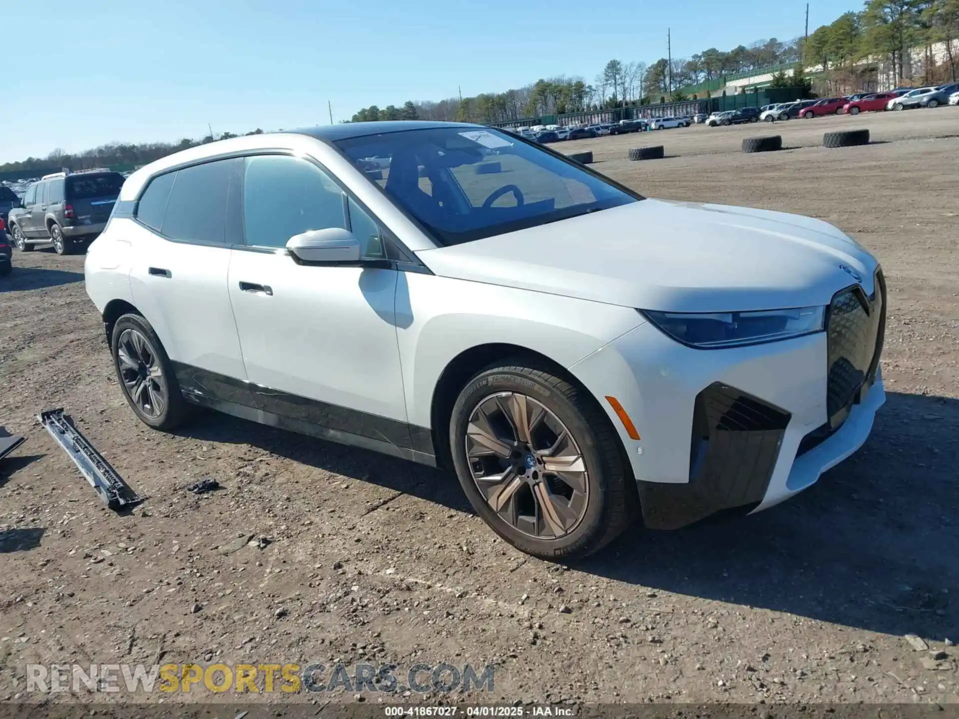1 Photograph of a damaged car WB523CF0XPCM07644 BMW IX 2023