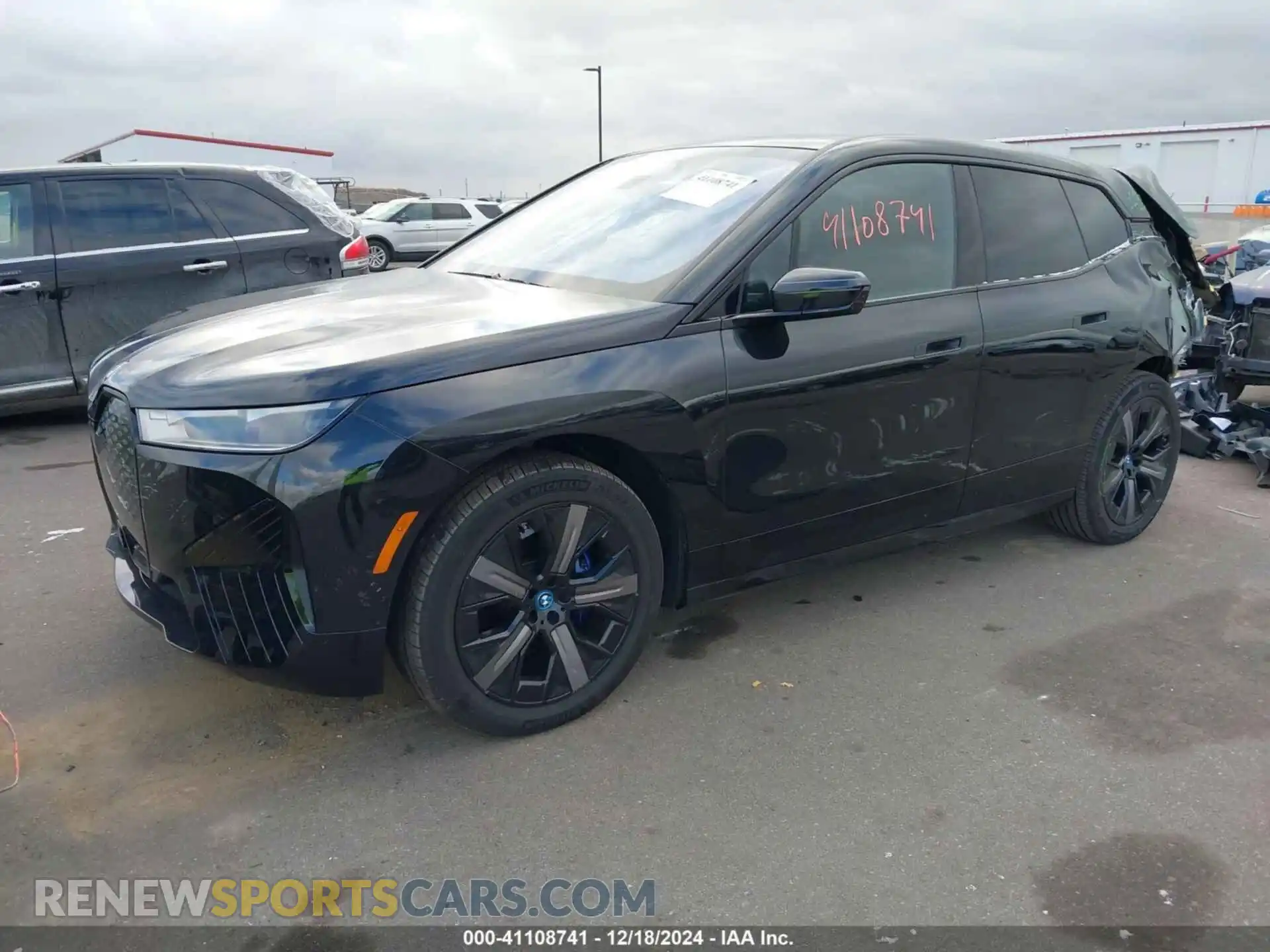 2 Photograph of a damaged car WB523CF06SCS62062 BMW IX 2025