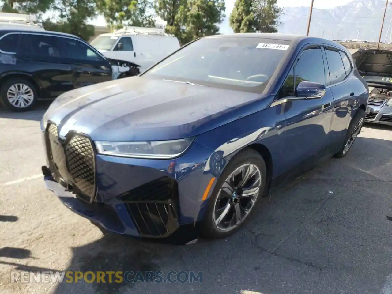 2 Photograph of a damaged car WB533CF04PCL15658 BMW IX M60 2023