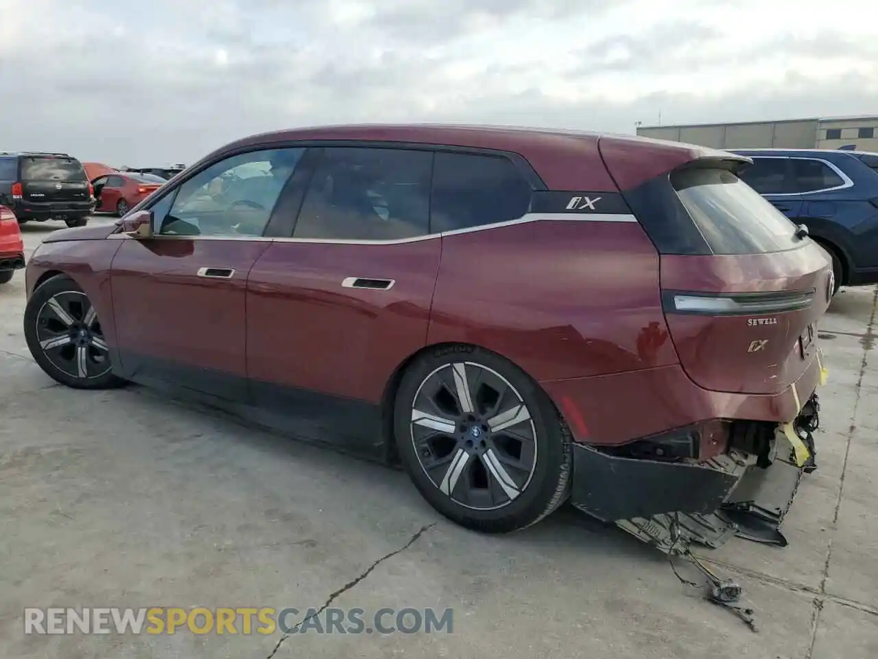 2 Photograph of a damaged car WB523CF01PCM76013 BMW IX XDRIVE5 2023