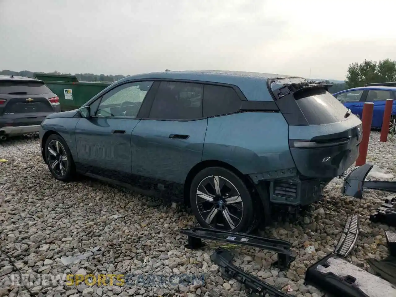 2 Photograph of a damaged car WB523CF09PCL77603 BMW IX XDRIVE5 2023