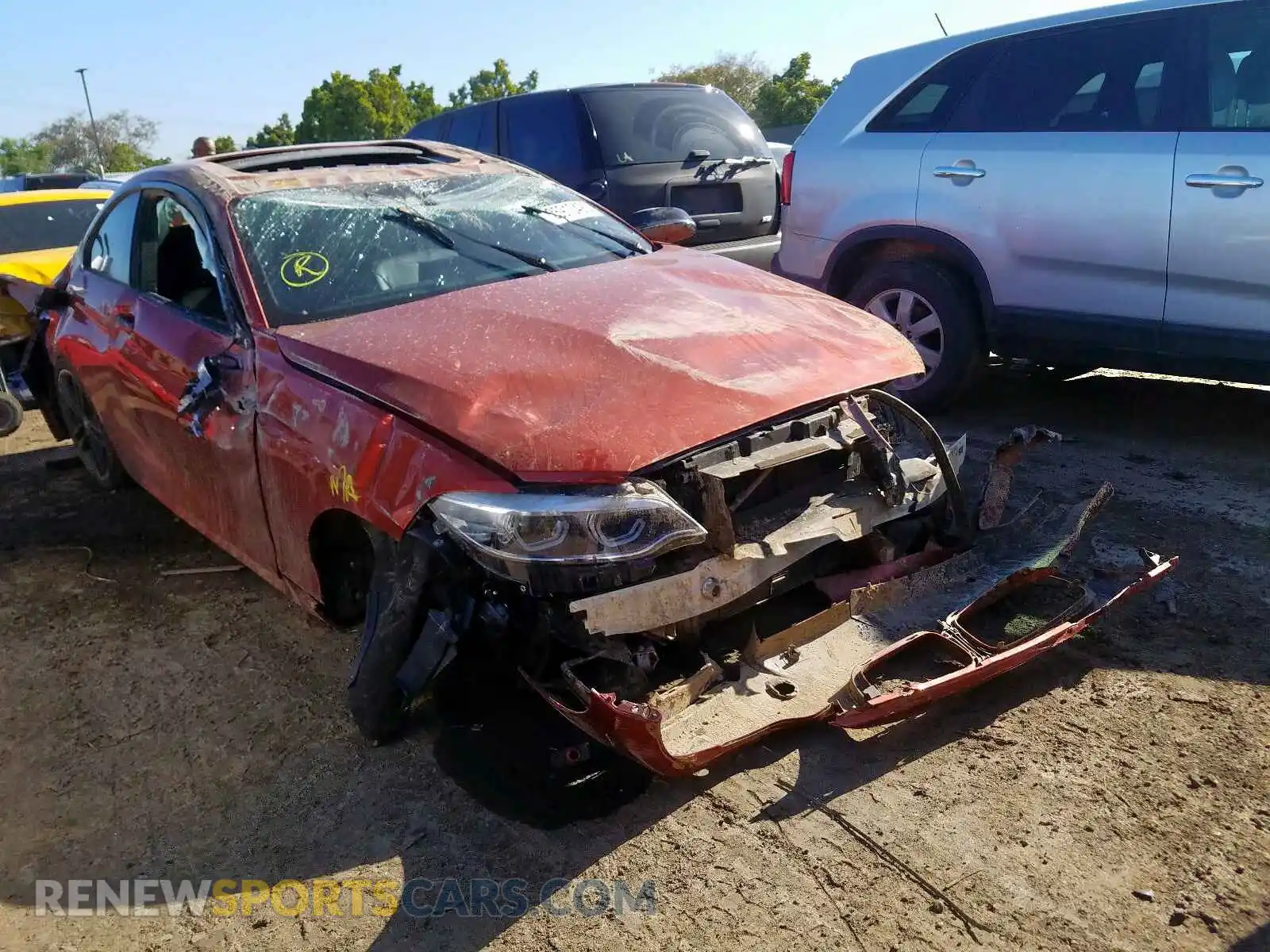1 Photograph of a damaged car WBA2J5C56K7D21416 BMW M2 2019