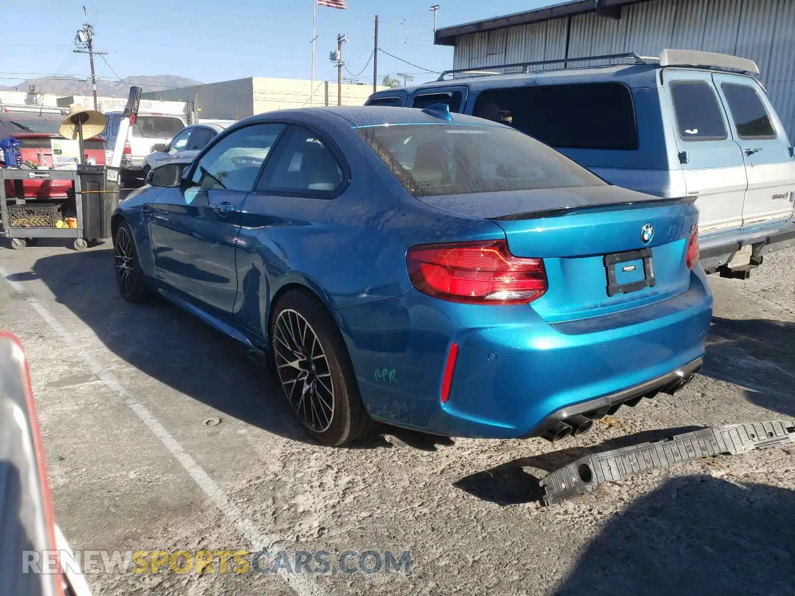 3 Photograph of a damaged car WBS2U7C51K7D43340 BMW M2 2019