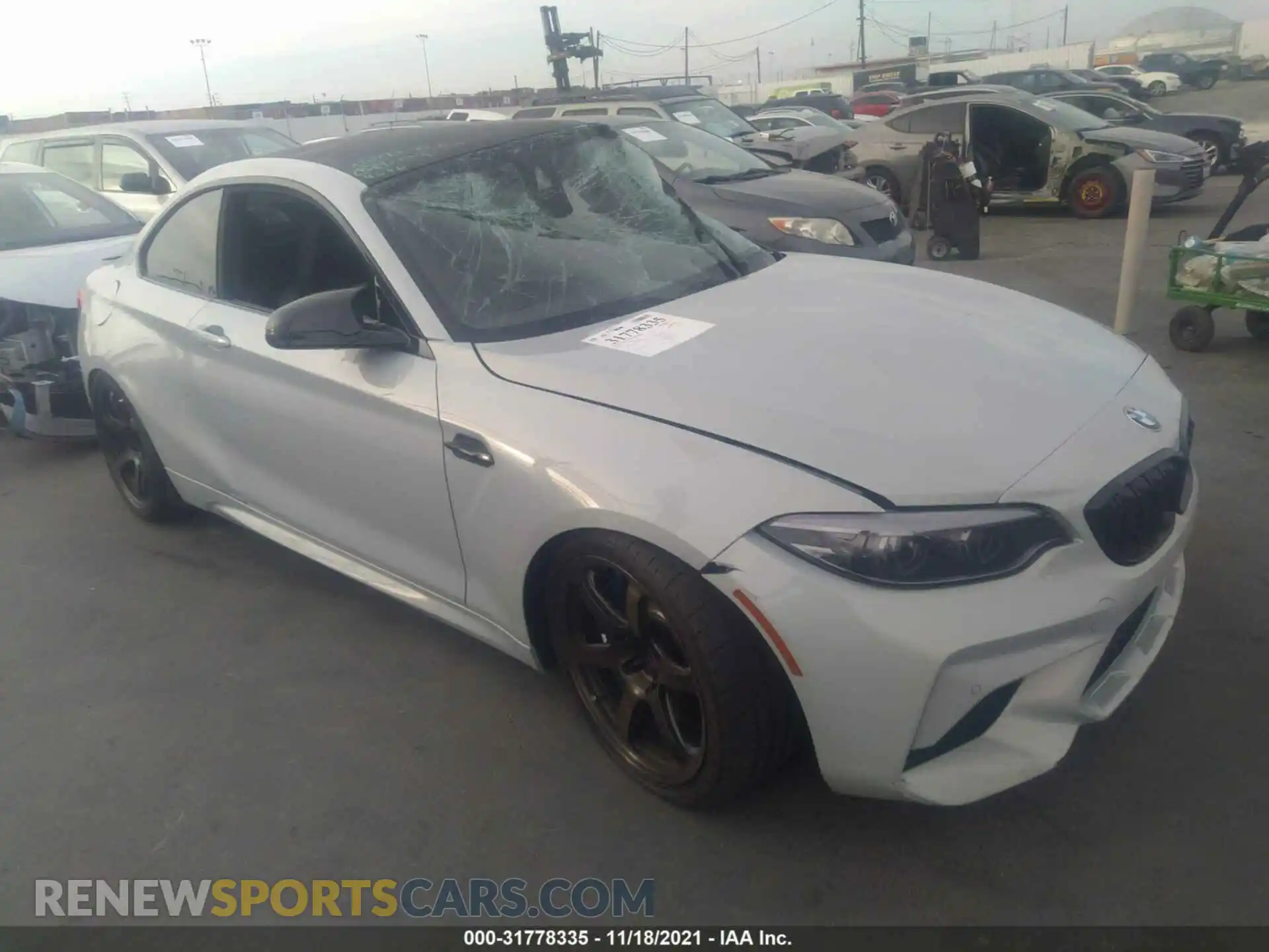 1 Photograph of a damaged car WBS2U7C51KVB08898 BMW M2 2019