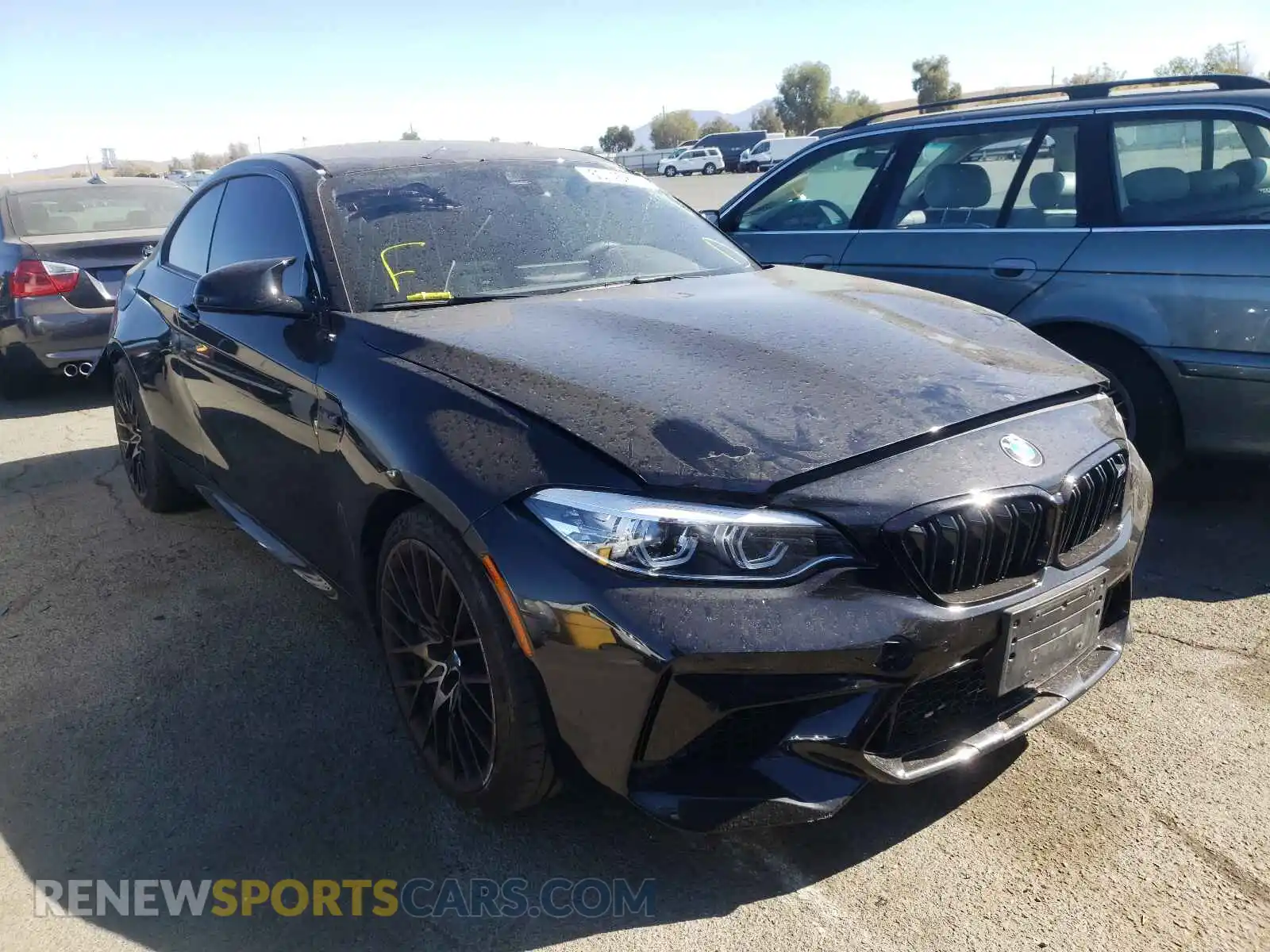1 Photograph of a damaged car WBS2U7C52K7D11433 BMW M2 2019