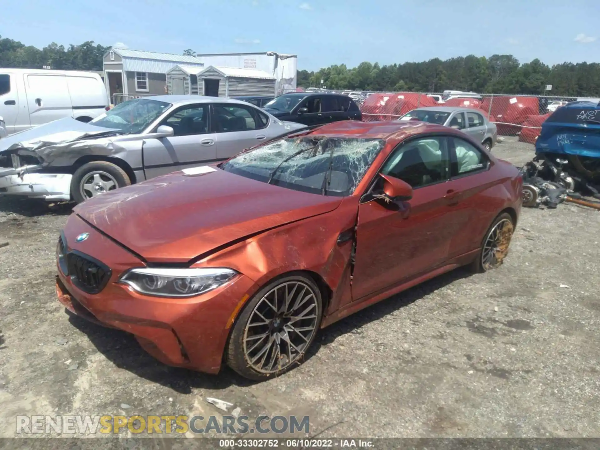 2 Photograph of a damaged car WBS2U7C53K7D42562 BMW M2 2019
