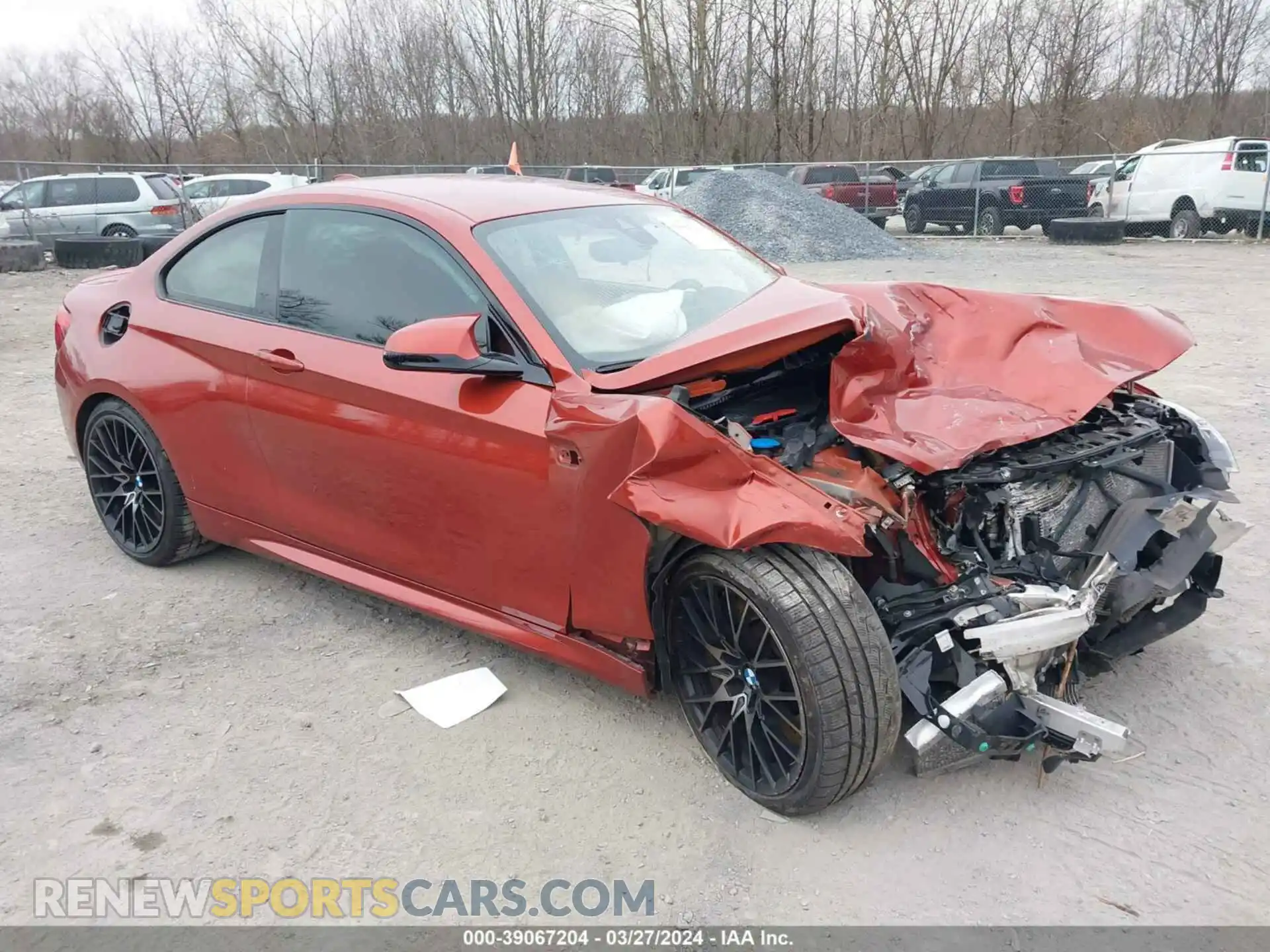 1 Photograph of a damaged car WBS2U7C53KVB09308 BMW M2 2019