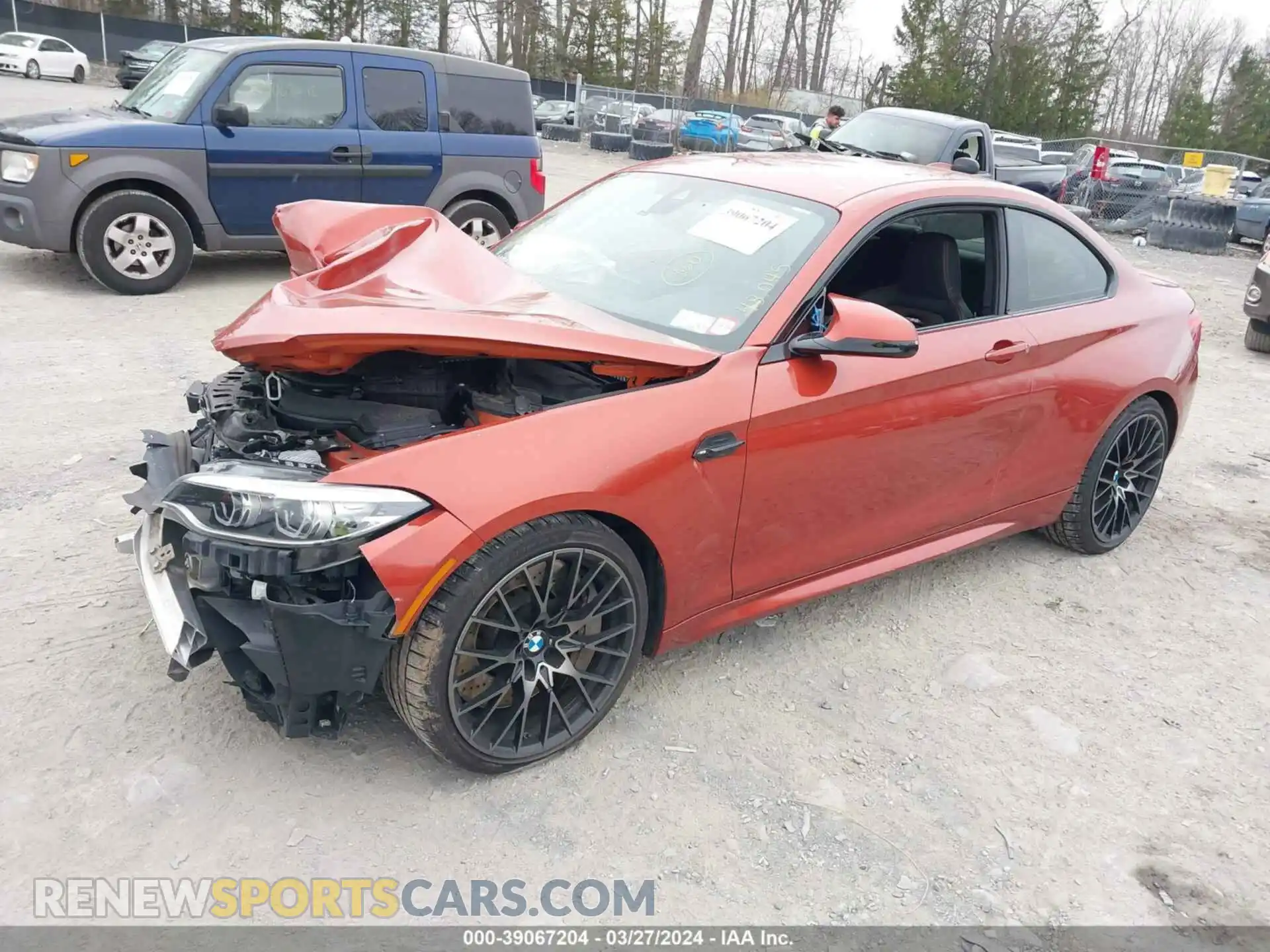 2 Photograph of a damaged car WBS2U7C53KVB09308 BMW M2 2019