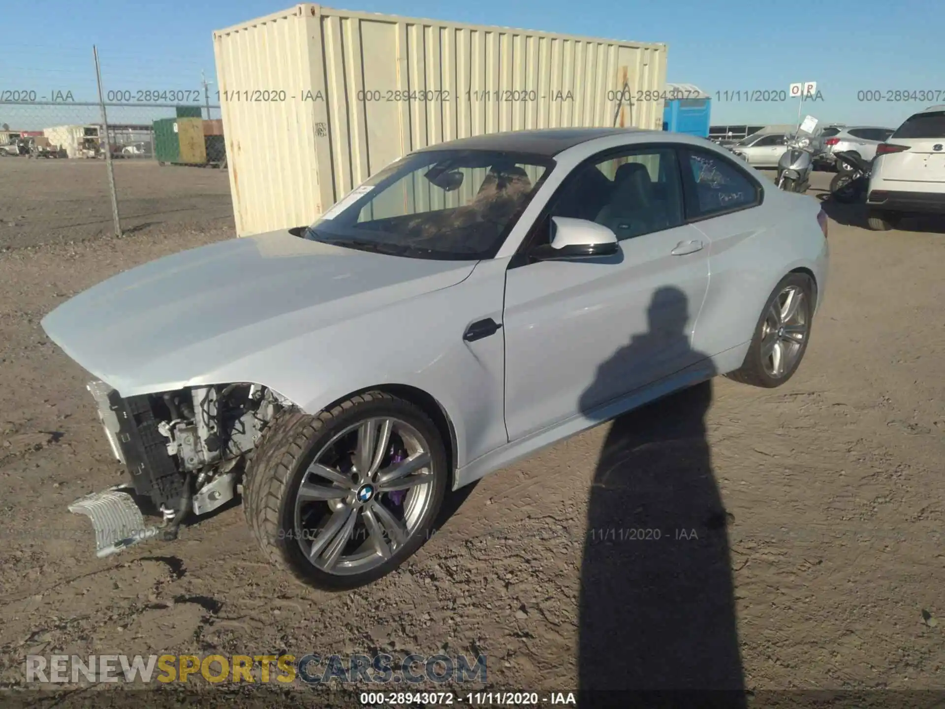 2 Photograph of a damaged car WBS2U7C56KVJ07842 BMW M2 2019