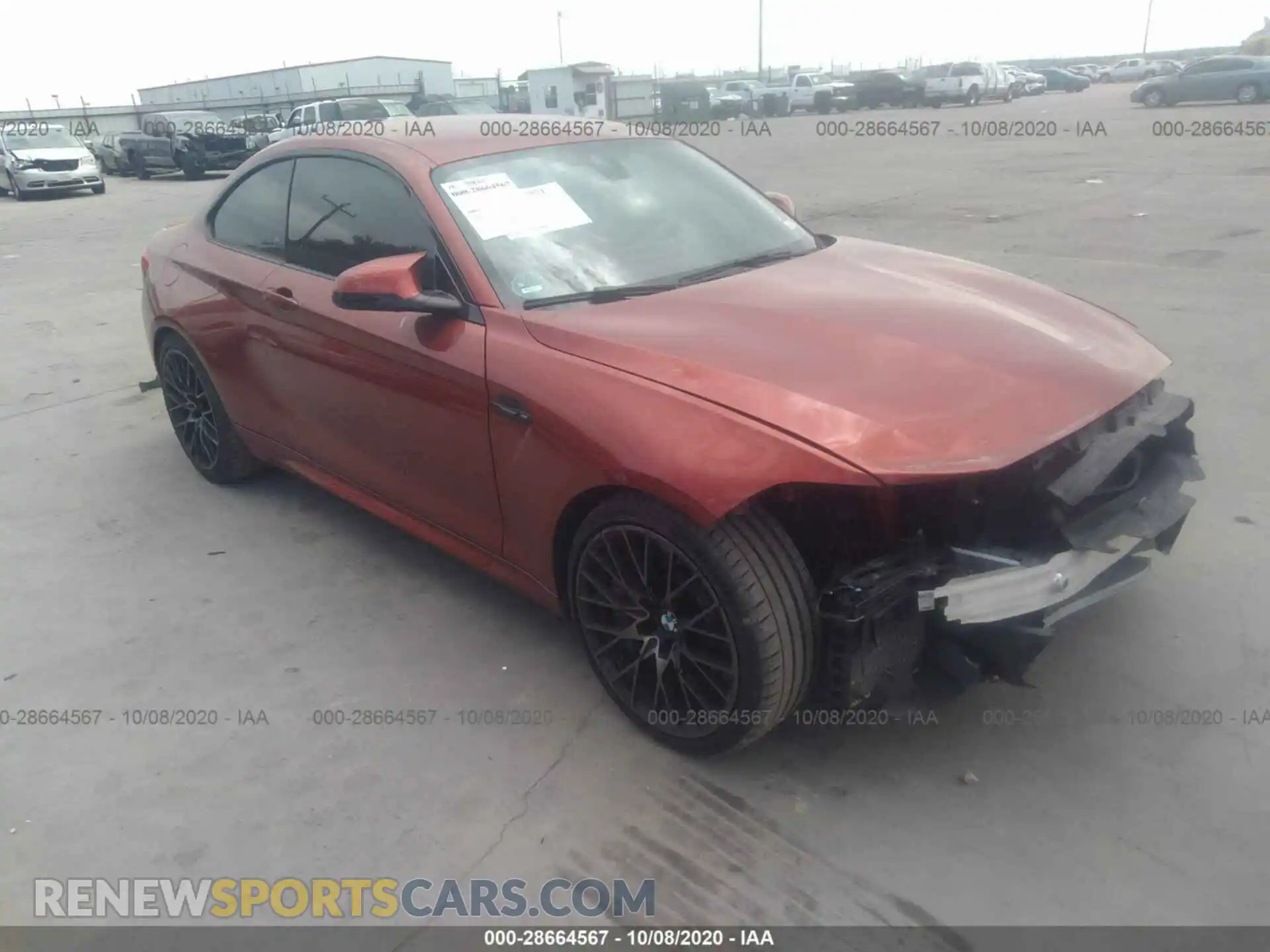 1 Photograph of a damaged car WBS2U7C58KVB09336 BMW M2 2019