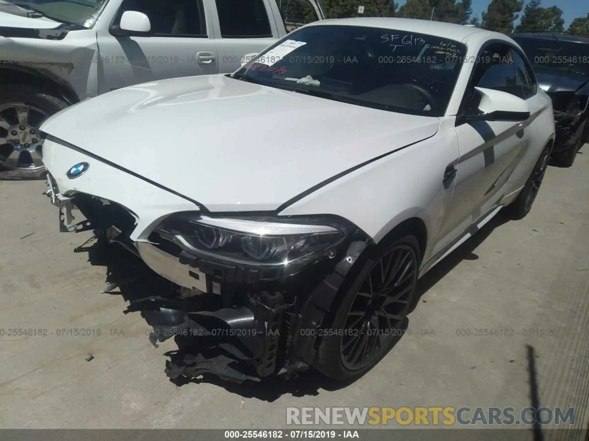 2 Photograph of a damaged car WBS2U7C59KVJ07513 BMW M2 2019