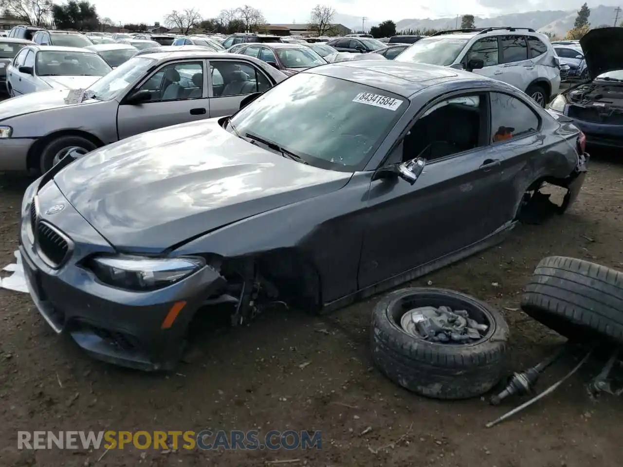1 Photograph of a damaged car WBA2J5C08L7D66525 BMW M2 2020