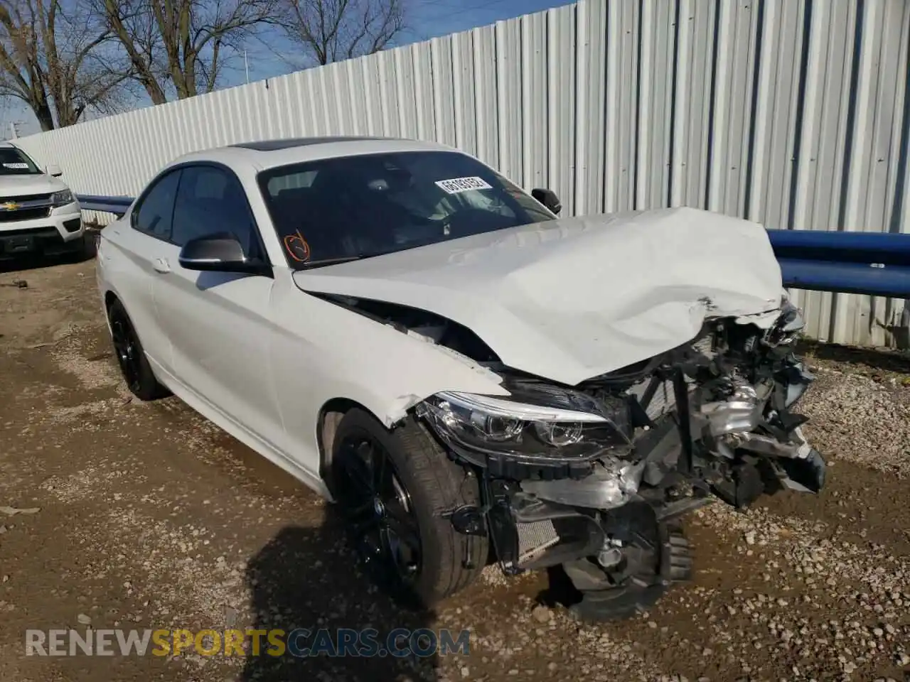 1 Photograph of a damaged car WBA2J7C04L7E45587 BMW M2 2020
