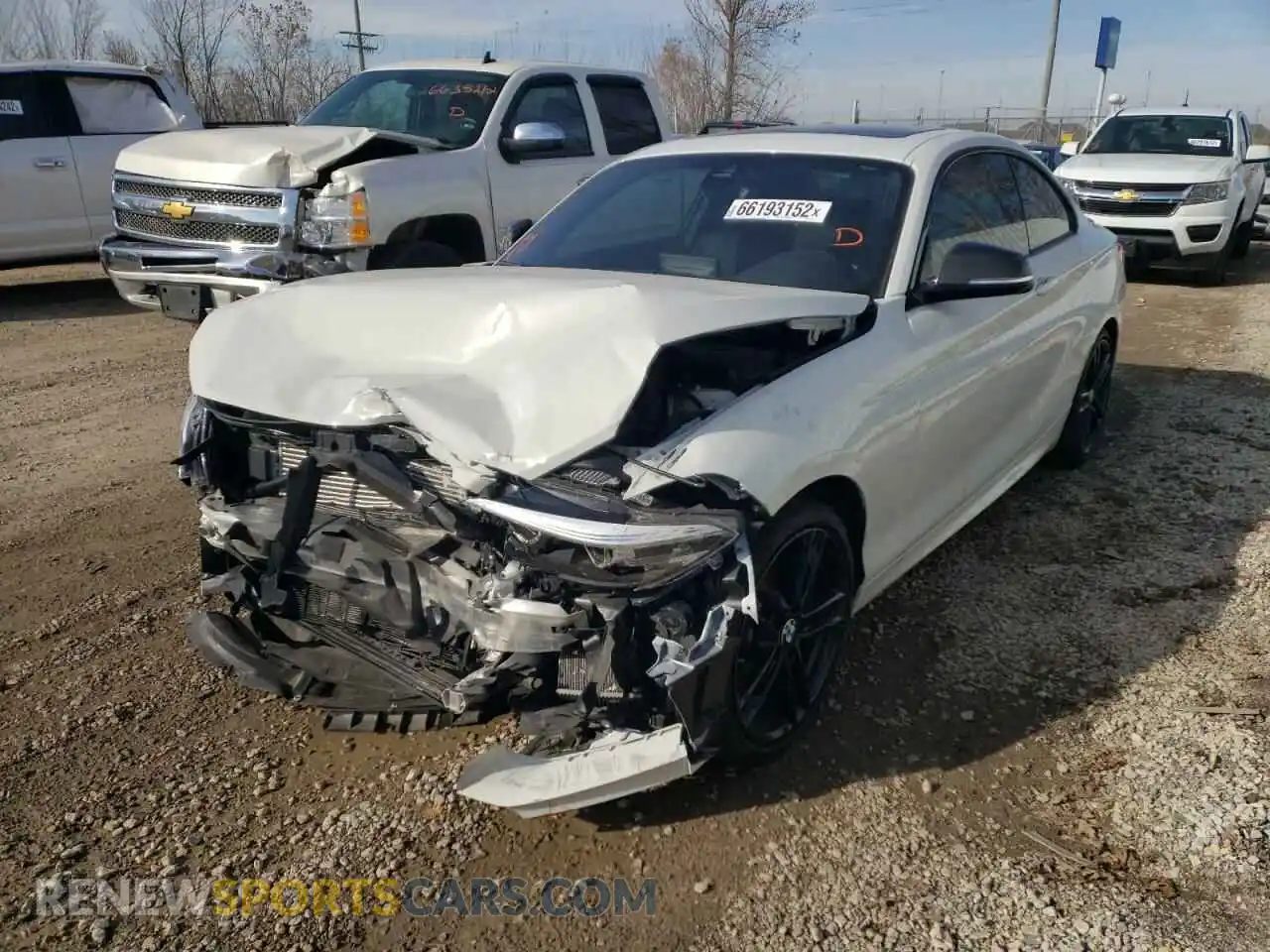 2 Photograph of a damaged car WBA2J7C04L7E45587 BMW M2 2020