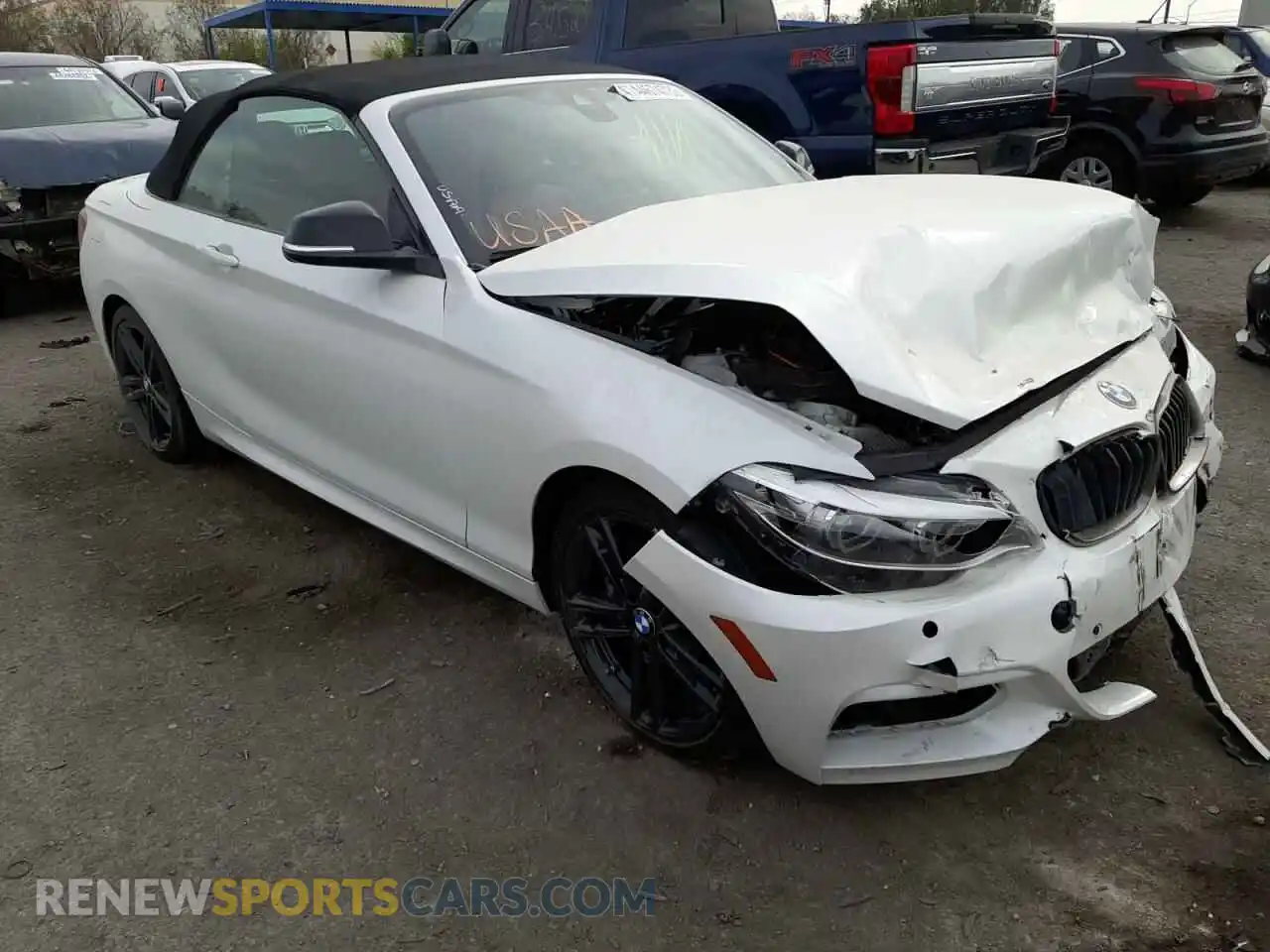 1 Photograph of a damaged car WBA2N1C01L7F31196 BMW M2 2020