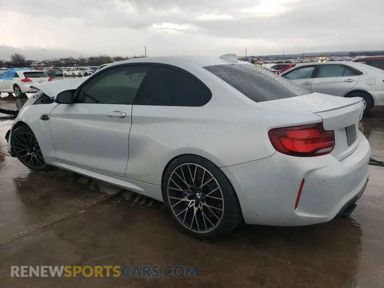 2 Photograph of a damaged car WBS2U7C01L7D66378 BMW M2 2020