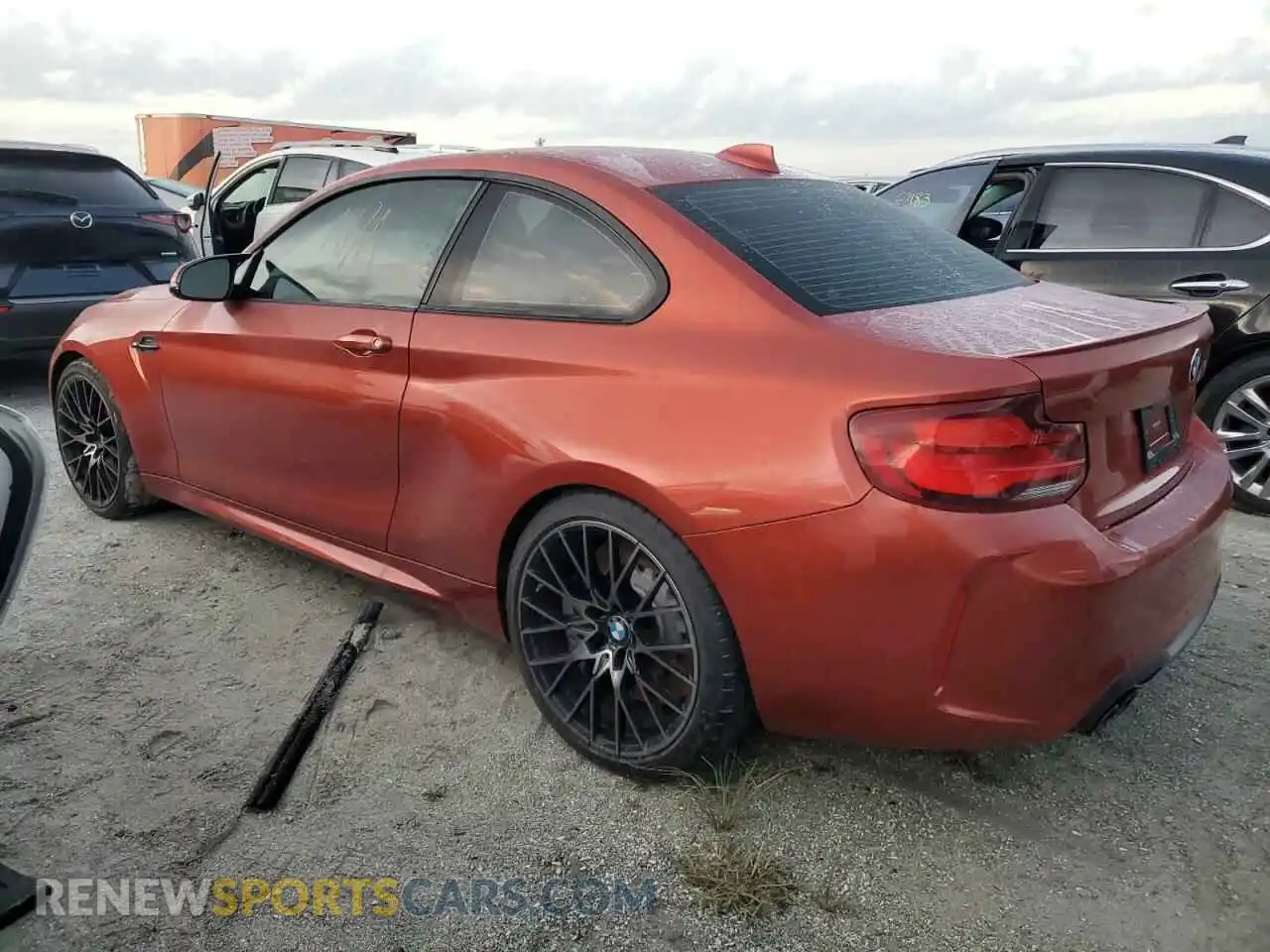 2 Photograph of a damaged car WBS2U7C02L7D66292 BMW M2 2020