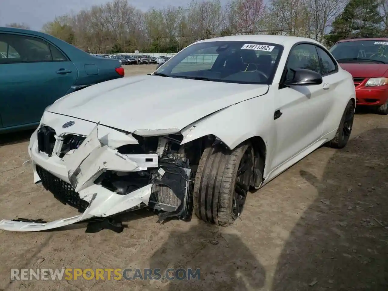 2 Photograph of a damaged car WBS2U7C02L7D74019 BMW M2 2020