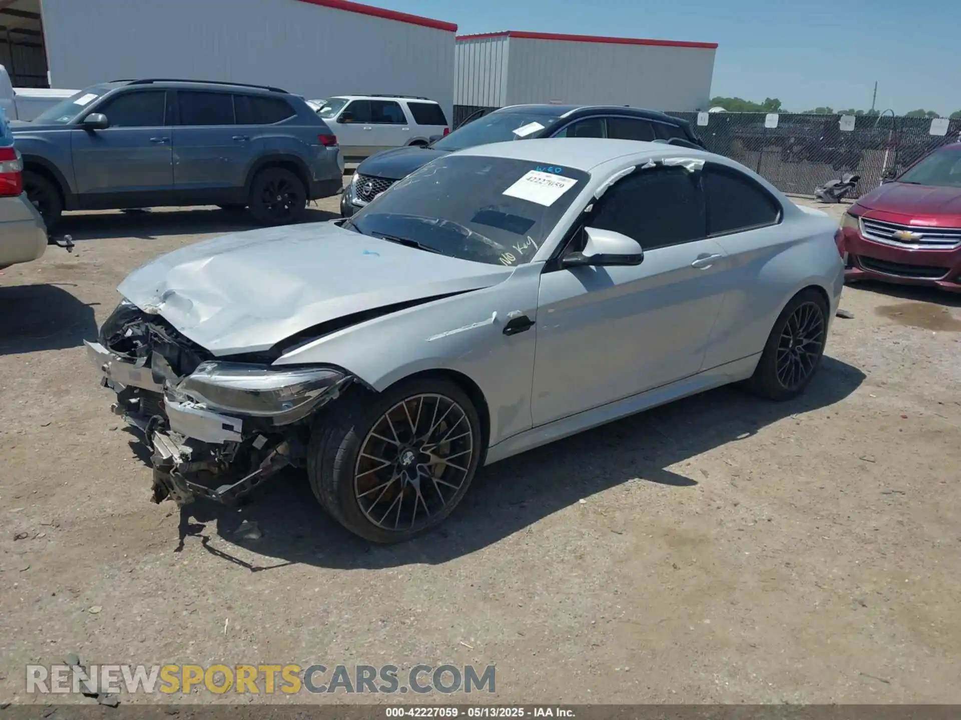 2 Photograph of a damaged car WBS2U7C02L7D97896 BMW M2 2020