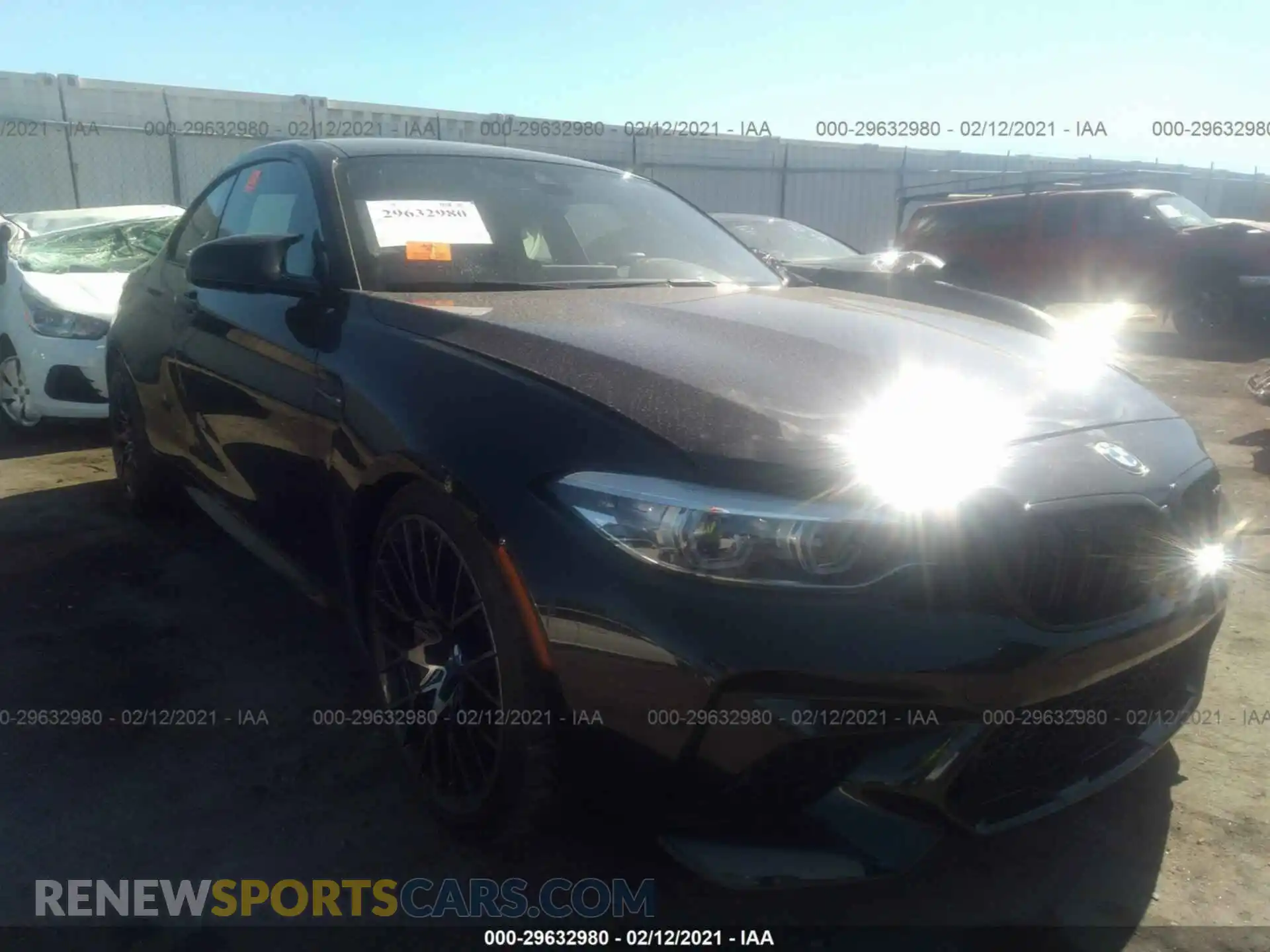 1 Photograph of a damaged car WBS2U7C02L7E17161 BMW M2 2020